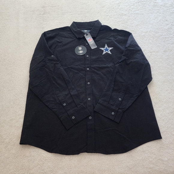 Fanatics Other - Dallas Cowboys x Darius Rucker Twill L/S Button-Up Shirt, Men XL, NWT - Black
